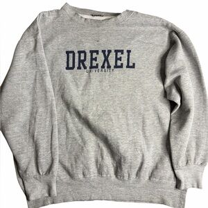Drexel University Men’s Crewneck Sweatshirt Gray XL